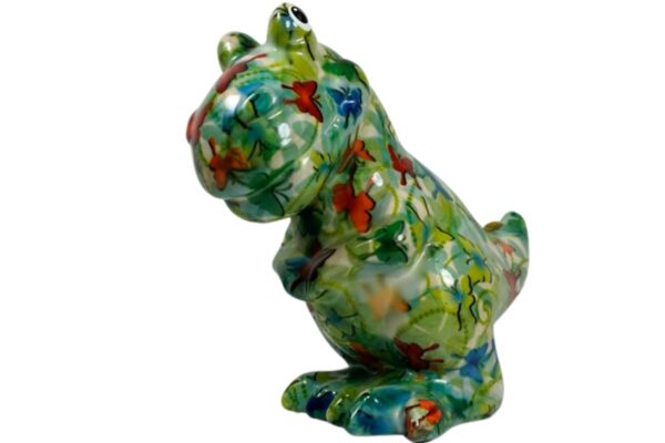 Pomme Pidou Spardose Money Bank Dinosaurier Dino Tito Grün Schmetterlinge