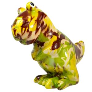 Pomme Pidou Spardose Money Bank Dinosaurier Dino Tito Grün Gelb