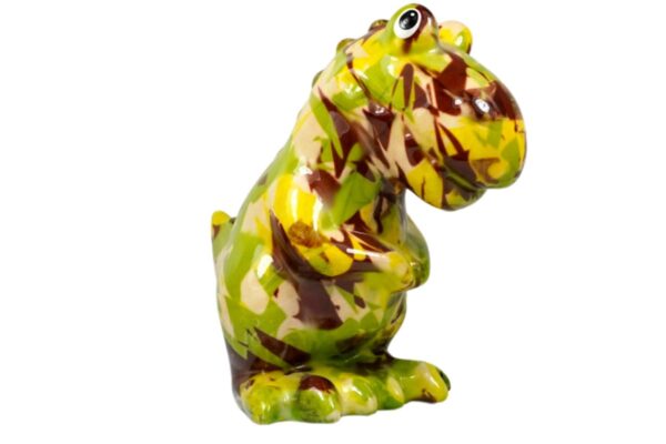 Pomme Pidou Spardose Money Bank Dinosaurier Dino Tito Grün Gelb