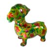 Pomme Pidou Spardose Money Bank Dackel Hund Dennis Grün ABC