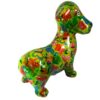 Pomme Pidou Spardose Money Bank Dackel Hund Dennis Grün ABC