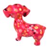 Pomme Pidou Spardose Money Bank Dackel Hund Dennis Pink