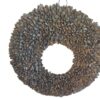 Couronne Wandkranz Herbstkranz Naturkranz Bakuli Wreath Grey Wash 40 ∅