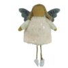 Baden Schutzengel Aufhänger Deko Engel im Plüschkleidchen Creme Mary