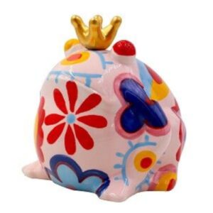 Pomme Pidou Spardose Money Bank Frosch Freddy M Blossom Bliss Rosa