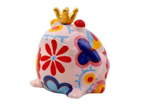 Pomme Pidou Spardose Money Bank Frosch Freddy M Blossom Bliss Rosa