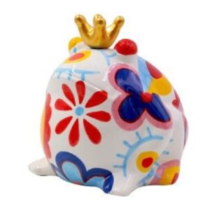 Pomme Pidou Spardose Money Bank Frosch Freddy M Blossom Bliss Weiß