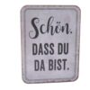 Deko Holzschild Aufsteller Deko Aufsteller Schön, dass du da bist.