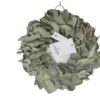 Couronne Deko Kranz Naturkranz Palm Petal Wreath Seagreen 25cm∅ Handarbeit