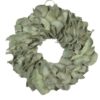 Couronne Deko Kranz Naturkranz Palm Petal Wreath Seagreen 25cm∅ Handarbeit