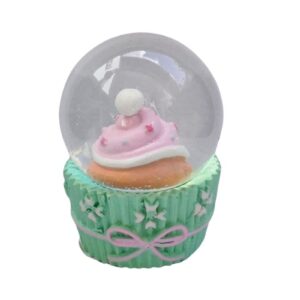 Schneekugel Weihnachtskugel Glimmerkugel Petit Cupcake Present Mint