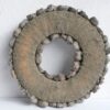 Couronne Dekokranz Wandkranz Türkranz Naturkranz Coco Flower Wreath Grey Wash 40 ∅