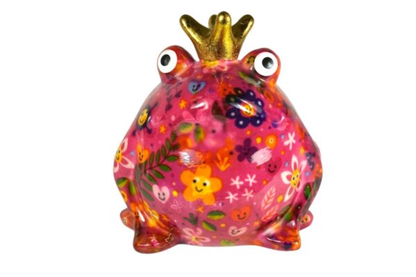 Pomme Pidou Spardose Money Bank Frosch Freddy Himbeer Rot Sunny