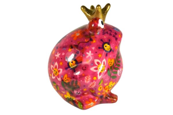 Pomme Pidou Spardose Money Bank Frosch Freddy Himbeer Rot Sunny