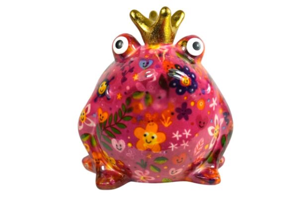 Pomme Pidou Spardose Money Bank Frosch Freddy Himbeer Rot Sunny