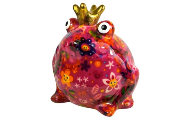 Pomme Pidou Spardose Money Bank Frosch Freddy Himbeer Rot Sunny