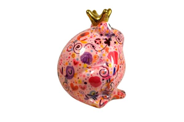 Pomme Pidou Spardose Money Bank Frosch Freddy Birds Hearts Rose