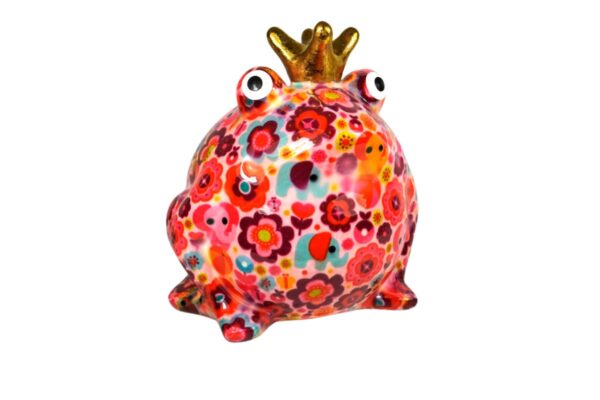 Pomme Pidou Spardose Money Bank Frosch Freddy Flower Power