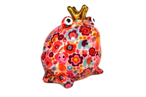 Pomme Pidou Spardose Money Bank Frosch Freddy Flower Power