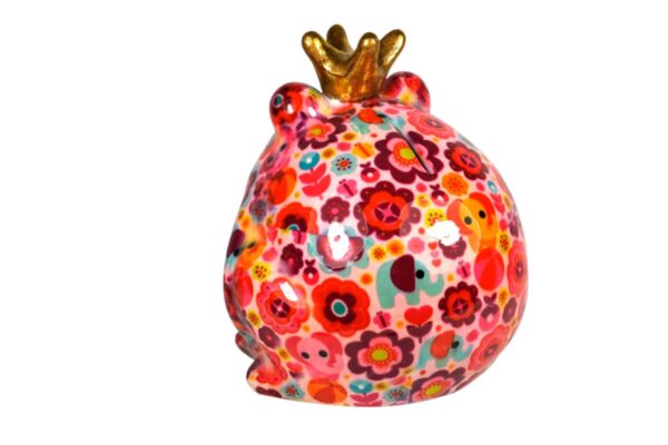 Pomme Pidou Spardose Money Bank Frosch Freddy Flower Power