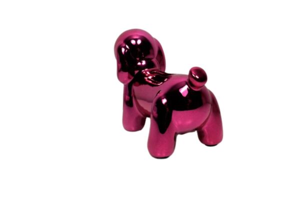 Pomme Pidou Spardose Money Bank Petit Dackel Hund Whoopy Pink