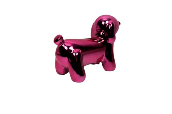 Pomme Pidou Spardose Money Bank Petit Dackel Hund Whoopy Pink