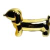 Pomme Pidou Spardose Money Bank Dackel Hund Whoopy Gold