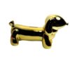 Pomme Pidou Spardose Money Bank Dackel Hund Whoopy Gold