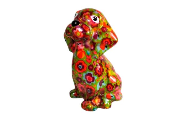 Pomme Pidou Spardose Money Bank Beagle Hund Basil Grün 