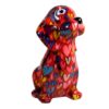 Pomme Pidou Spardose Money Bank Beagle Hund Basil Rot Bunt