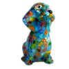 Pomme Pidou Spardose Money Bank Beagle Hund Basil Blau