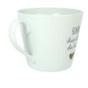 Krasilnikoff Henkeltasse Kaffeetasse Sprüche Tasse Schön dass du da bist