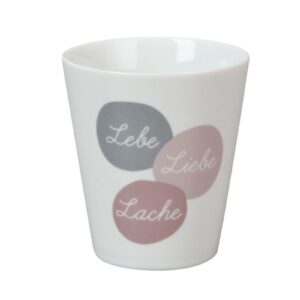 Krasilnikoff Kaffeebecher Sprüche Tasse Mug Cup Lebe Liebe Lache