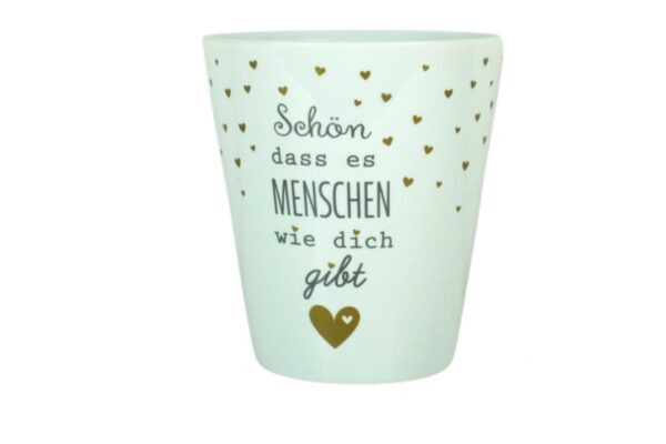 Krasilnikoff Kaffeebecher Sprüche Tasse Mug Cup Schön dass es Menschen wie dich gibt