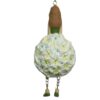 Deko Figur Blumenmädchen Hortensienmädchen Weiß zum Hängen