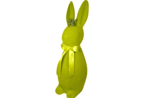 Osterhase Deko Oster Figur Hase mit Schleife Grün Werner Voß 48cm