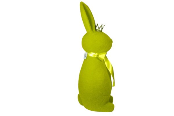 Osterhase Deko Oster Figur Hase mit Schleife Grün Werner Voß 48cm