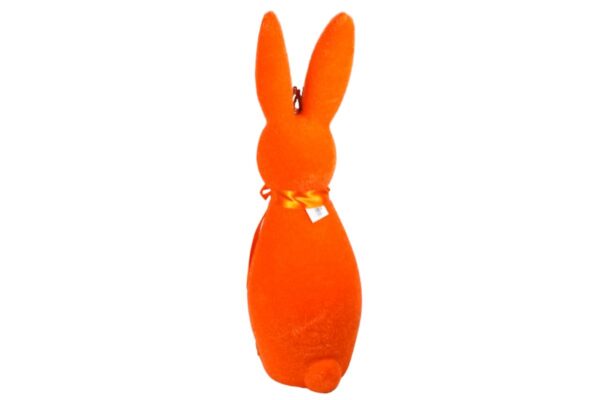 Osterhase Deko Oster Figur Hase mit Schleife Orange Werner Voß 48cm