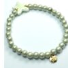 Biba Armband Sea Star Polymer Perlen 6mm Damen Armband Anhänger Gold