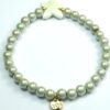 Biba Armband Sea Star Polymer Perlen 6mm Damen Armband Anhänger Gold