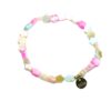 Biba Armband Polymer Sternchen Bunt Damen Armband Anhänger Gold