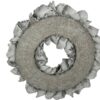Couronne Deko Kranz Naturkranz Palm Petal Wreath Grey Mist 25cm∅ Handarbeit