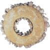 Couronne Dekokranz Wandkranz Naturkranz Handarbeit Palm Petal Wreath White Wash 40 ∅