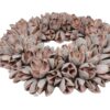 Couronne Dekokranz Wandkranz Naturkranz Handarbeit Bakuli Wreath Powder Pink 20cm∅