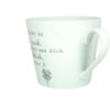 Krasilnikoff Henkeltasse Kaffeetasse Sprüche Tasse Denk nicht zu viel nach, mach einfach das was dich glücklich macht