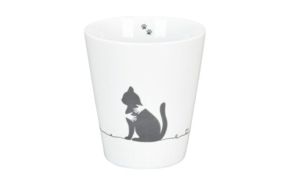 Krasilnikoff Kaffeebecher Sprüche Tasse Mug Cup Katze