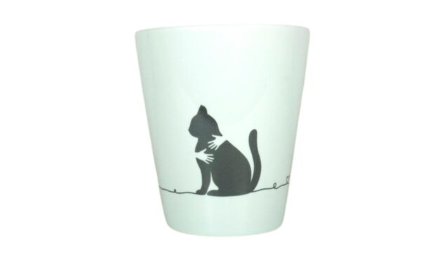 Krasilnikoff Kaffeebecher Sprüche Tasse Mug Cup Katze