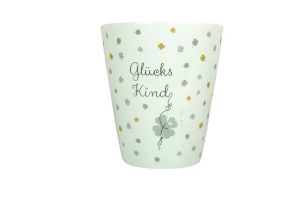 Krasilnikoff Kaffeebecher Sprüche Tasse Mug Cup Glücks Kind