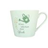 Krasilnikoff Henkeltasse Kaffeetasse Sprüche Tasse Hier wächst das Glück