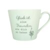 Krasilnikoff Henkeltasse Kaffeetasse Glück ist eine Freundin wie dich zu haben